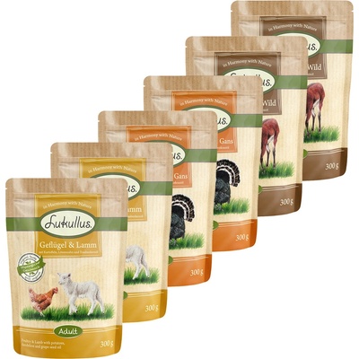 Lukullus miešané balenie bez obilnín 3 druhy 48 x 300 g