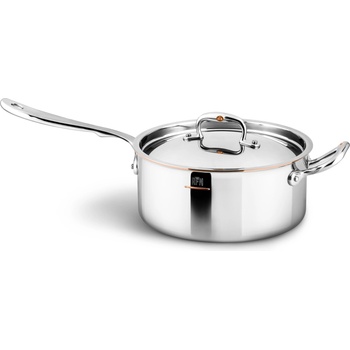 Ruffoni Тиган за сосове CON CUORE 22 см, сребро, мед, Ruffoni (RUFCRA2210YL)