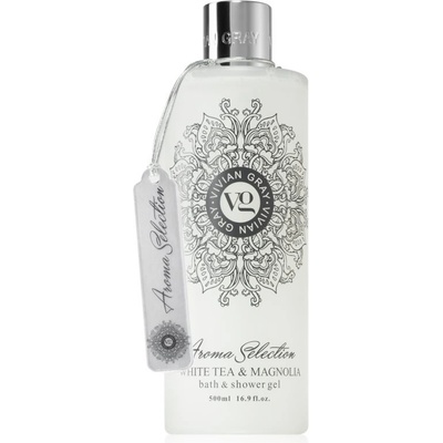 Vivian Gray Aroma Selection White Tea & Magnolia sprchový a koupelový gel 500 ml