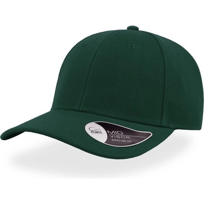Atlantis Headwear Beat 6 panelová baseballová COT-33013554099 Zelená lahvově