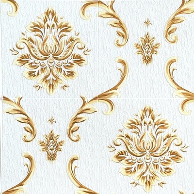 Impol Trade 3D XY-A01 70 x 70 cm, ornamenty béžovo-zlaté 1ks