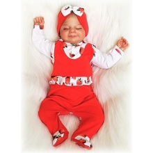 Kojenecká souprava Jahůdka kabátek dupačky