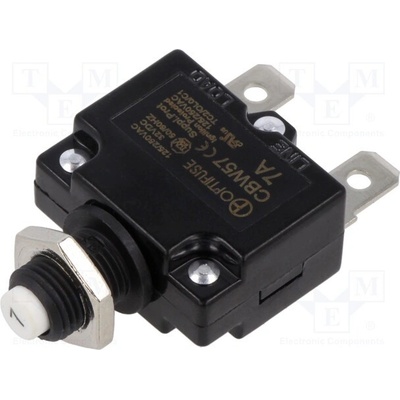OPTIFUSE CBW57-ES-7A-5H Pojistka: tepelná; 7A; Imax: 1kA; 125V,250V; 32VDC,50VDC