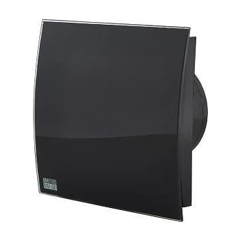 Image 1 of MMotors Вентилатор с намален шум /23 db/, челна стъклена плочка овал, черен гланц (9289)