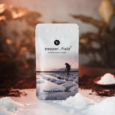 Sea Salt Flakes solné pyramidy výběr největších krystalů solných vloček Kampotu 100 g – Zbozi.Blesk.cz