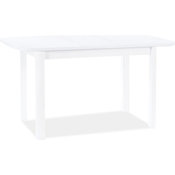 SIGNAL Jídelní stůl rozkládací - DIEGO II, 105/ 140 x 65 matná bílá