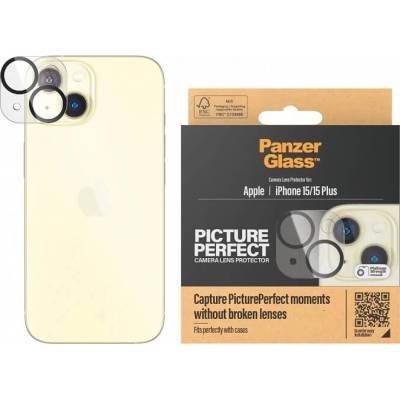 Panzer Протектор за Камерата на iPhone 15 Plus, PANZERGlass PicturePerfect Cam, Прозрачен (5711724011368)