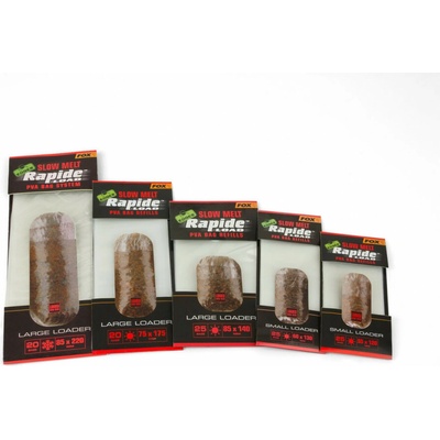 Fox nahradné PVA vrecká EDGES Rapide Load PVA Bag Refills Fast Melt 60x130 mm 25ks
