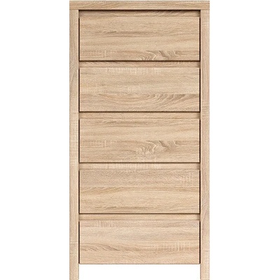 Black Red White Скрин с пет чекмеджета kaspian kom5s