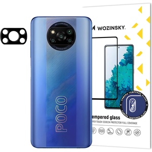 Wozinsky защитно закалено стъкло за Xiaomi Poco X3/Poco X3 Pro - Черен KP24483