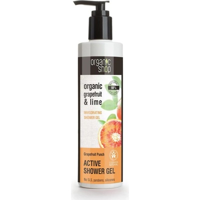 Organic Shop osviežujúci bio sprchový gél Grapefruitový punč 280 ml