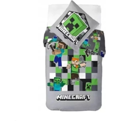 Carbotex Спално бельо комплект с мотиви от Minecraft - 140 x 200 см + 70 x 90 см (MC2454196-PP)