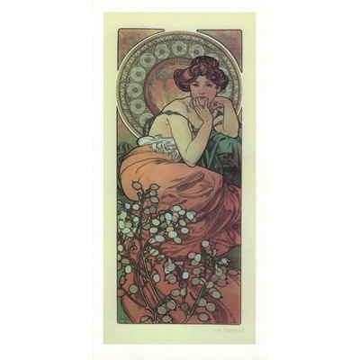 Pohlednice A. Mucha - Topaz