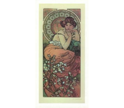 Pohlednice A. Mucha - Topaz