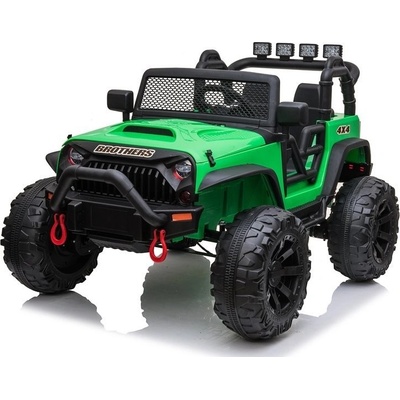 Mamido Elektrické autíčko Jeep Brothers zelená