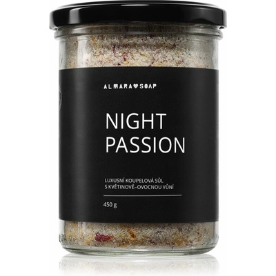 Almara Soap Bath relaxačná soľ do kúpeľa s vôňou Night Passion 450 g