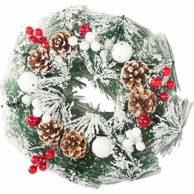 Verk 26192 Vánoční věnec s ozdobami 20 cm – Sleviste.cz