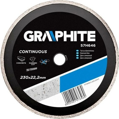 Graphite Kotouč diamantový 230 x 22 mm 57H646