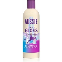 Aussie Oh My Gloss Shampoo šampón na lesk a hebkosť vlasov 300 ml