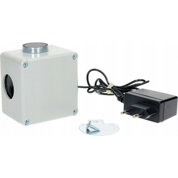 LAPKA Priestorový, vodotesný, ultrazvukový plašič na kuny, myši a potkany DRAGON ULTRASONIC C360 SMART - napájanie cez 6V adaptér v balení