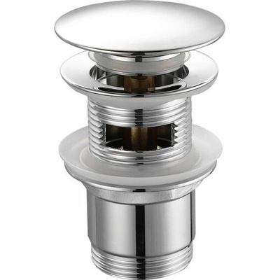 Agualine Umyvadlová výpust click clack 5/4" velká zátka, chrom TF7001