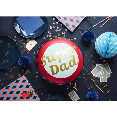 Party Deco FB134 Fóliový balónik Super Dad 45 cm