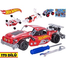 Hot Wheels MIKRO - auto kovové skrutkovacie 165cm červené