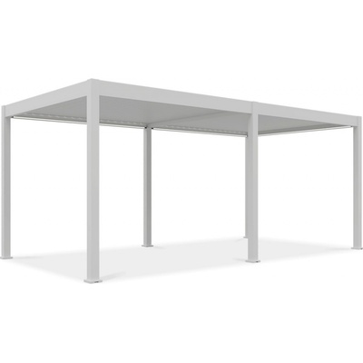 Gutroof Bioklimatická terasová pergola ELEGANCE AUTOMATIC 3x6 s LED osvětlením Bílá