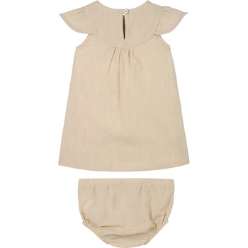 Calvin Klein Jeans Бебешка рокля с лен Calvin Klein Jeans (IN0IN00299.PPYA)