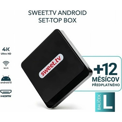 sweet.TV CZ Android TV BOX + 12M balik L