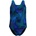 Speedo Детски бански костюм Speedo Kid's Print Leaderback One Piece Swimsuit - Deep Sapphire/Mayan Blue - размер 116 (EU) (750-2738-0111)