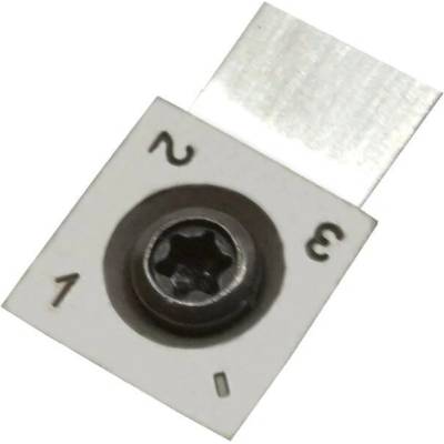 Narex Bystřice náhradní břitová destička pro velké struhy, D 15 mm, čtvercová 819513
