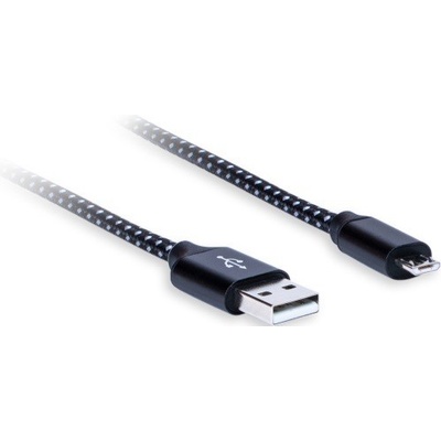 AQ Premium PC64010, kabel MicroUSB, 2.4A, délka 1 m, xpc64010