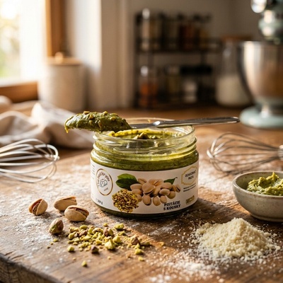 Ochucovací pasta MEC3 Pistácie s kousky oříšků 200 g