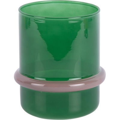PT LIVING Стъклен свещник за чаена свещ Animado Anillo - PT LIVING (PT4423GR)