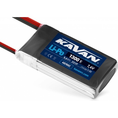 KAVAN Li-Po 1300mAh/7.4 V 40/80C 9,6Wh