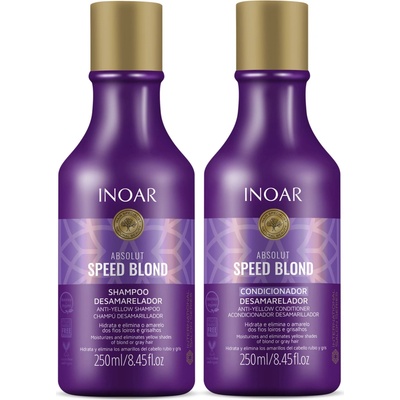 INOAR Absolut šampon pro blond vlasy 250 ml + kondicionér pro blond vlasy 250 ml
