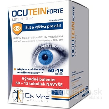 Da Vinci Ocutein Forte Lutein 15 mg 60+15 kapsúl
