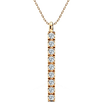 SAVICKI Колие Share Your Love: злато, лабораторни диаманти