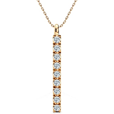 SAVICKI Колие Share Your Love: злато, лабораторни диаманти