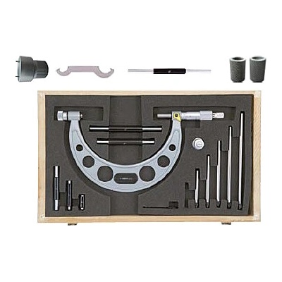 ASIMETO Mikrometr s výměnnými doteky 100 - 200 mm 111-08-6