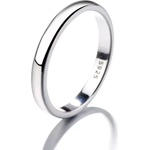 Silenti Jewelry Сребърен пръстен "Халка" - 6 - 52мм (16.6мм диам. )
