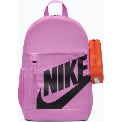 Nike Детска градска раница Nike Elemental Shoebox 20 l light magenta/orange/black