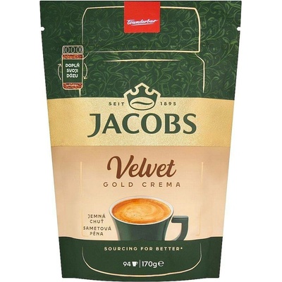 Jacobs Velvet Gold Crema rozpustná káva 170 g