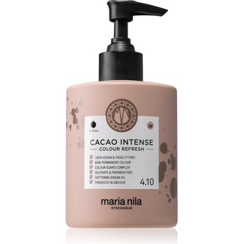 Maria Nila Colour Refresh Cacao Intense нежна подхранваща маска без перманентни цветови пигменти издържа 4 - 10 измивания 4.10 300ml