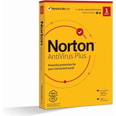 Norton ANTIVIRUS PLUS 2GB 1 lic. 1 rok (21417307) – Zboží Živě
