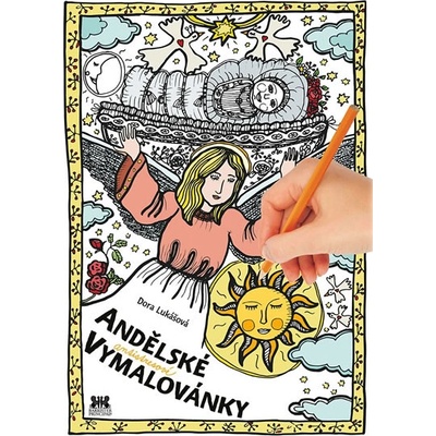 Andělské antistresové vymalovánky