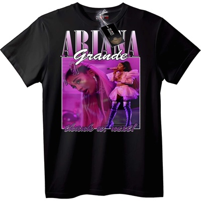 NOONEBRAND Тениска Ariana Grande Благодаря, следващ - 6XL, Black