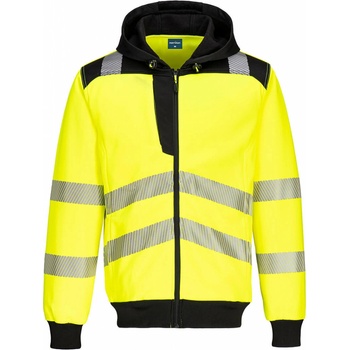 Portwest PW370 PW3 Hi Vis Reflexná mikina žltá čierna