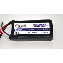 Profimodel KS-Racing Energy Li-Po baterie 1300mAh / 7,4V / 55/110C